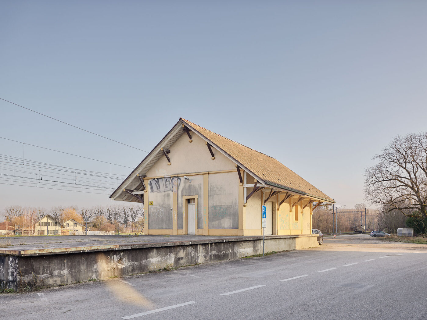 Aménagement de la gare et maison du Vully