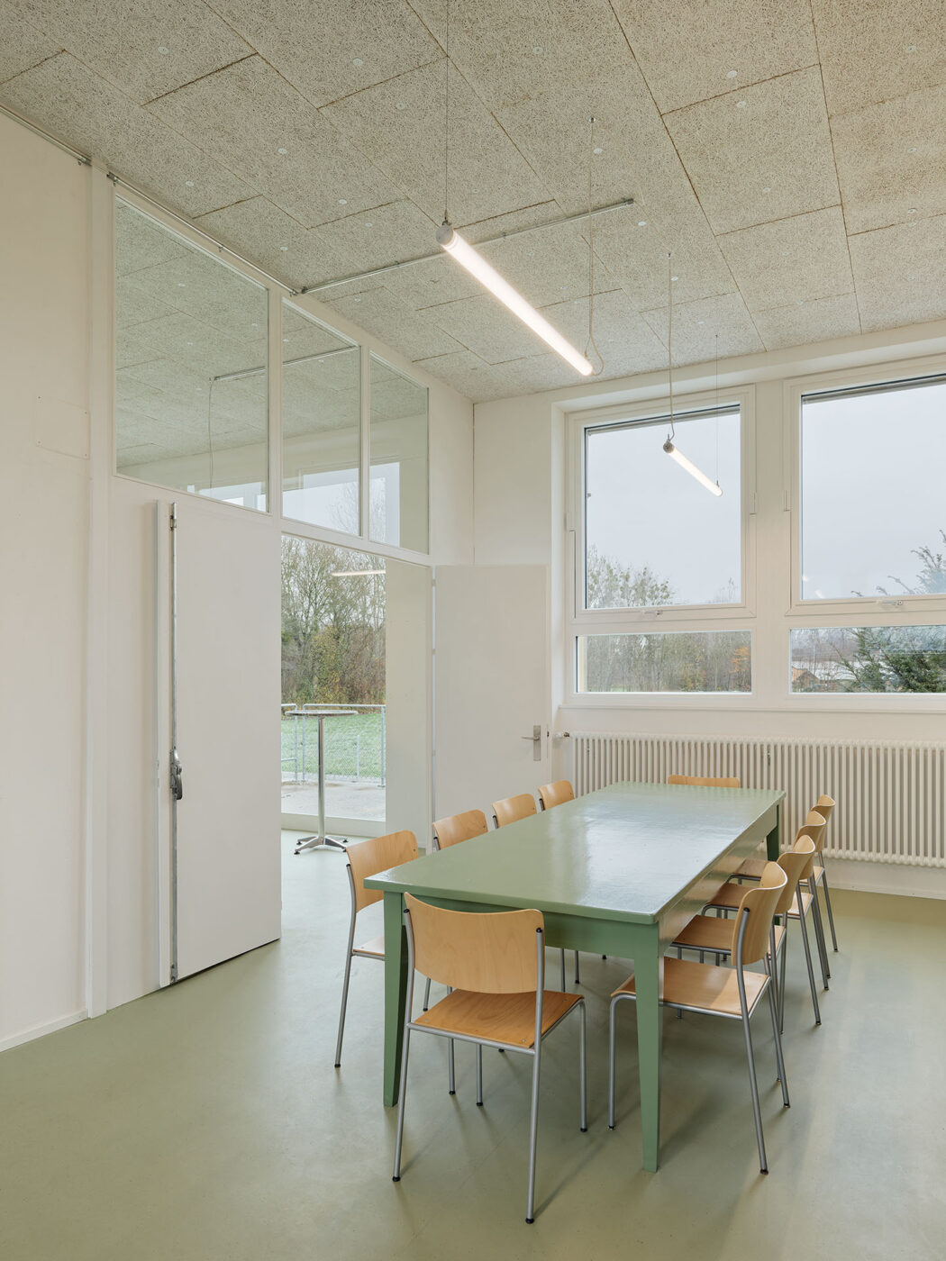 Transformation d'un bâtiment industriel en bureaux