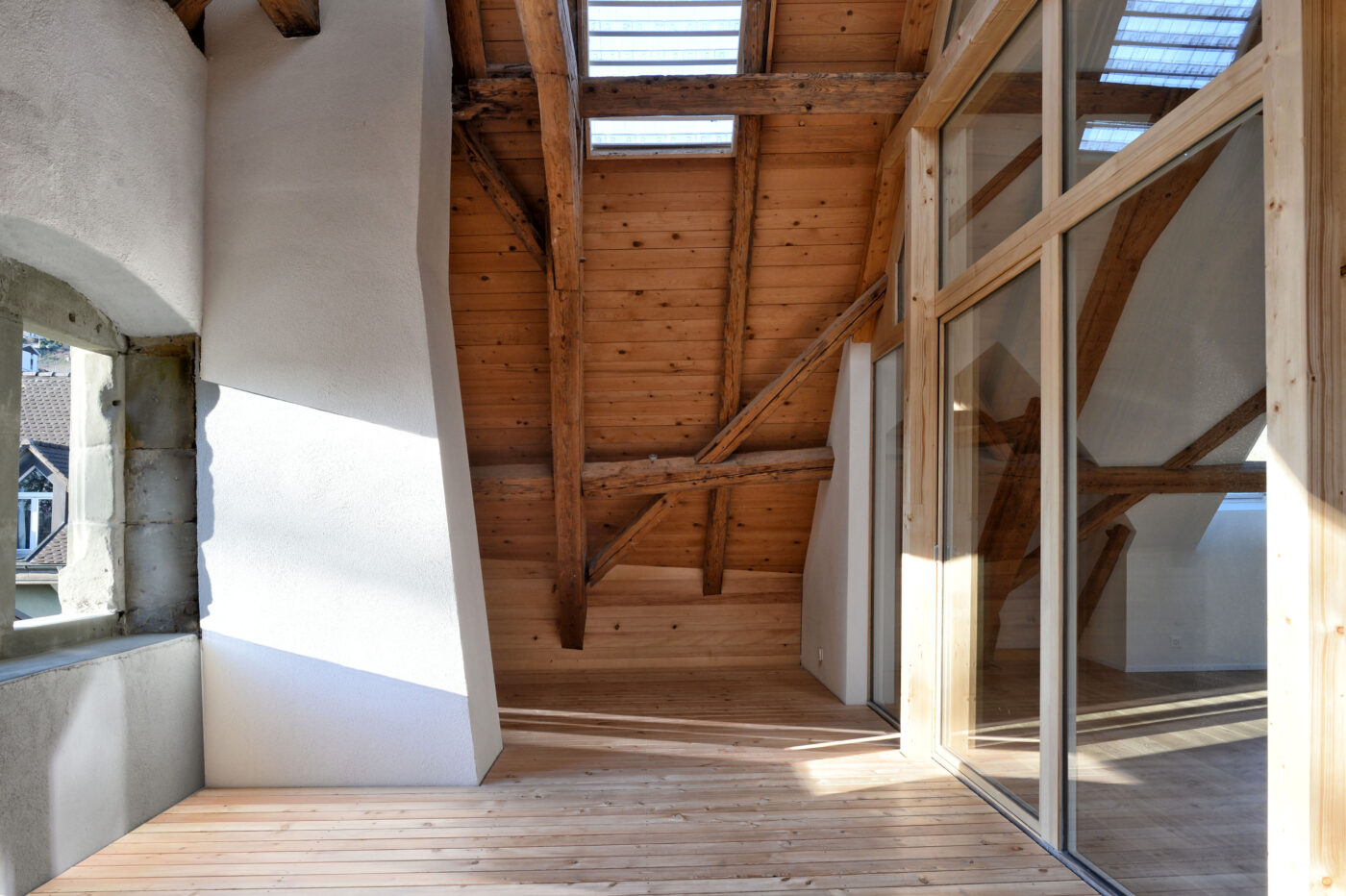 Transformation d'une maison vigneronne
