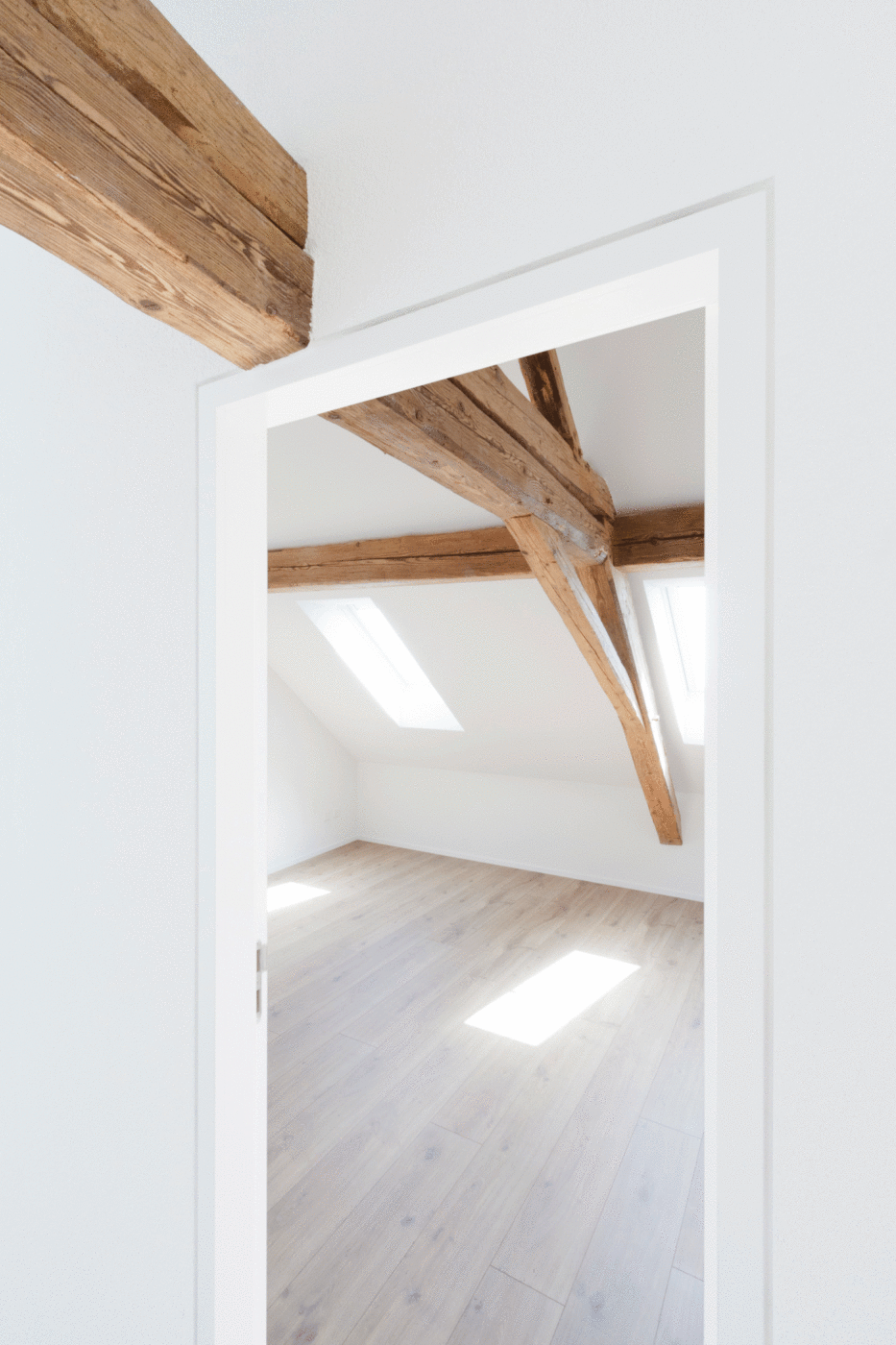 Transformation d'une maison villageoise en 2 appartements